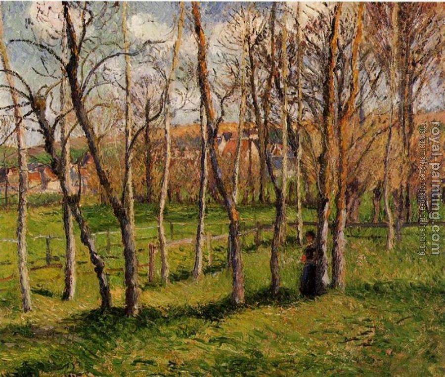 Camille Pissarro : Meadow at Bazincourt Camille Pissarro : Meadow at Bazincourt